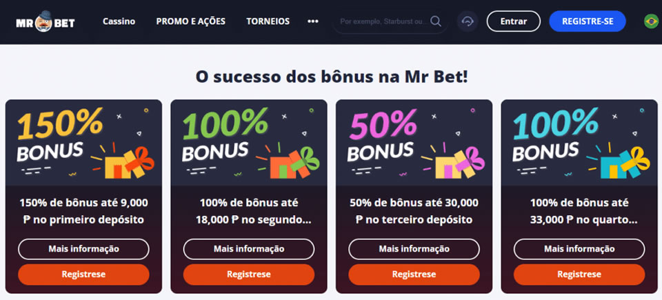 Portanto, este não é o lugar certo para quem procura odds altas.